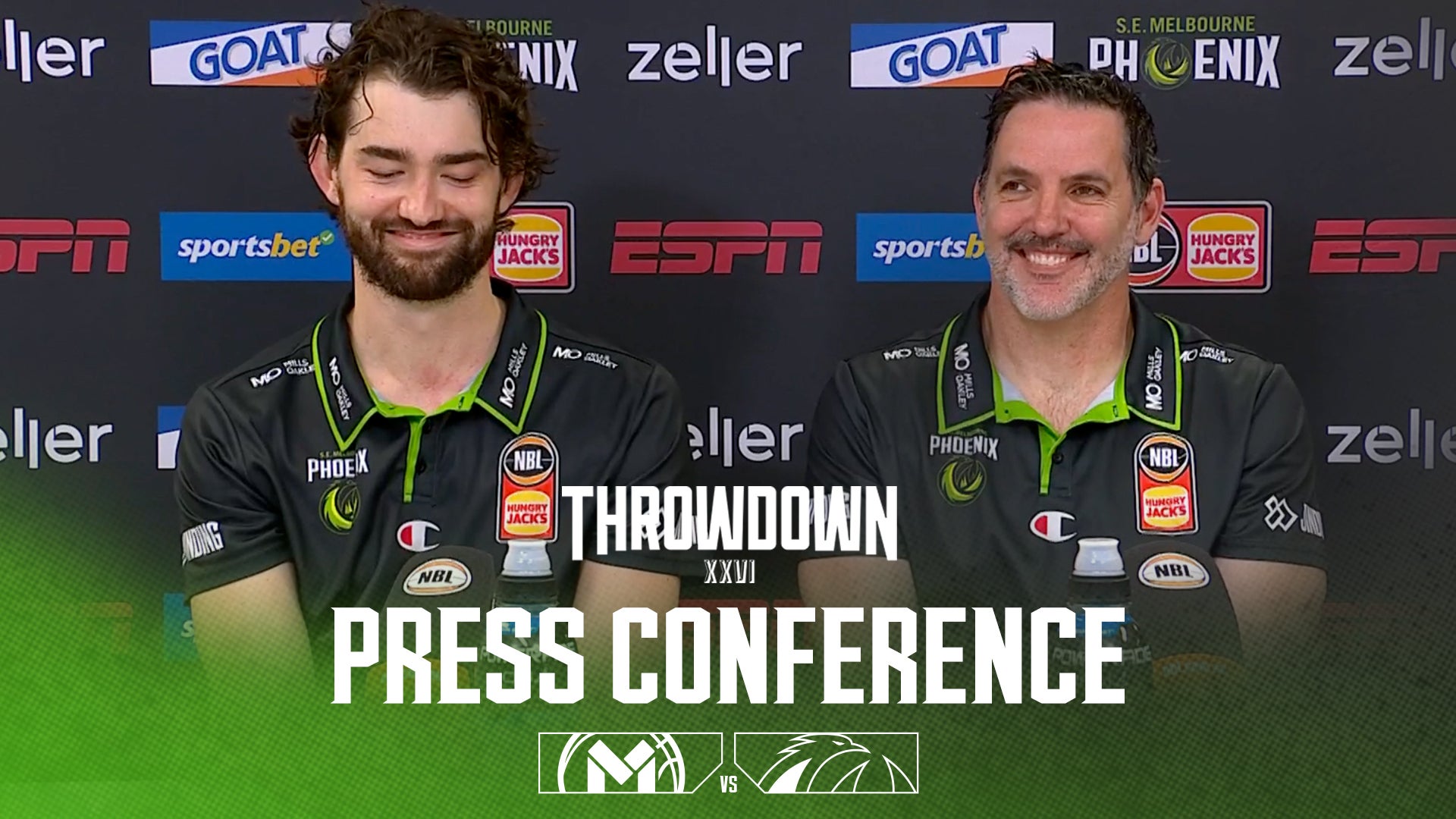 Sam Mackinnon &amp; Jordi Hunter Press Conference vs Melbourne United 