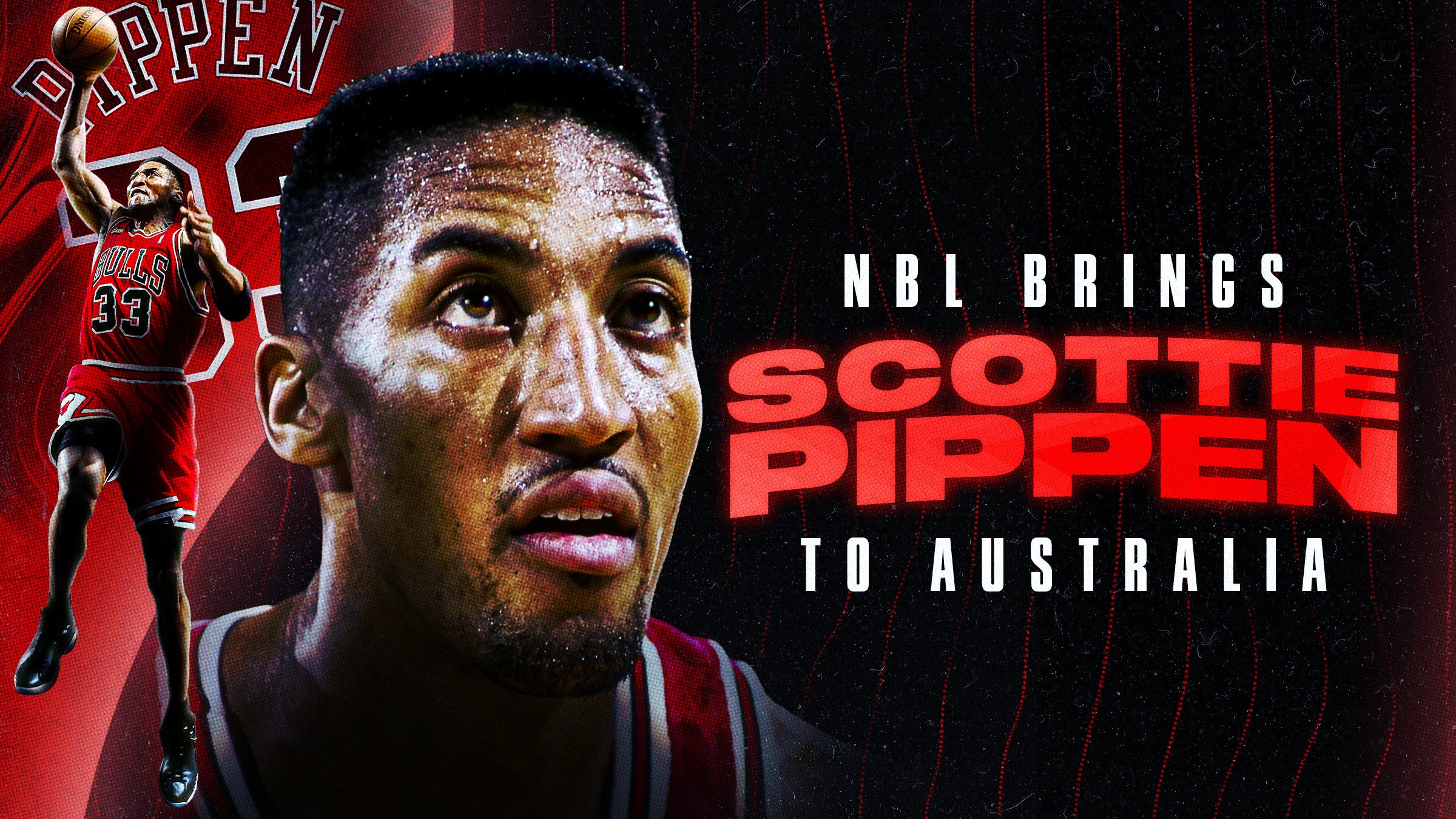 SCOTTY PIPPEN 快く (GREAT SCOTT) ポスター NBA